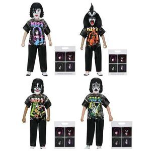 KISS NECA 6 Inch Scale Clothed Action Figures Complete Set (4)